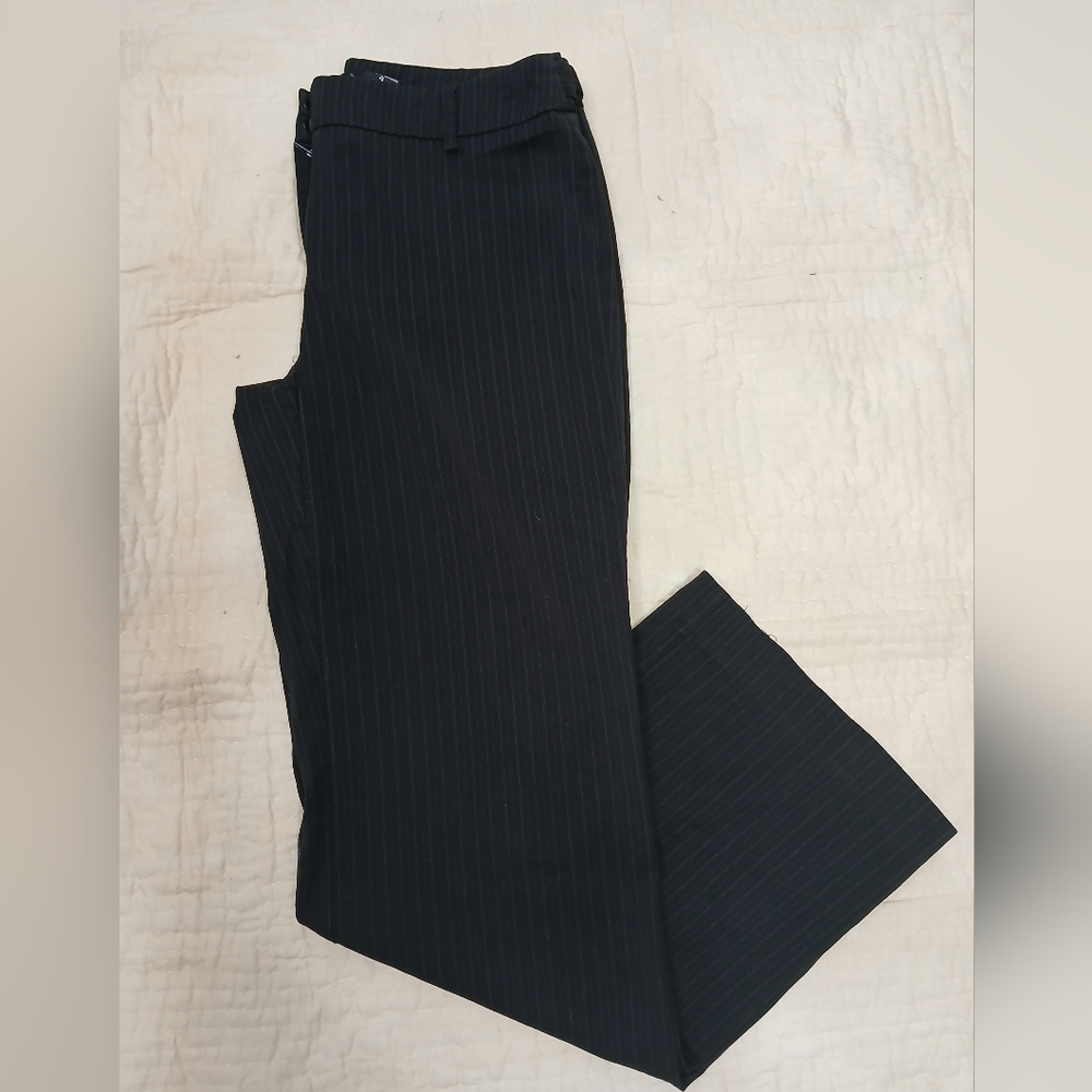 New York & Company Women's Dark Pinstripe Trousers